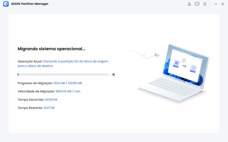 Transferir partição WINDRIVER para o disco rígido do sistema operacional