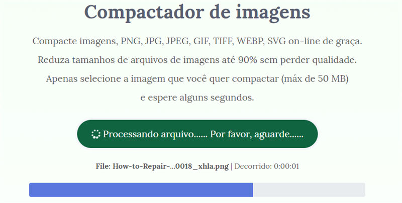 comprima imagens sem perder a qualidade
