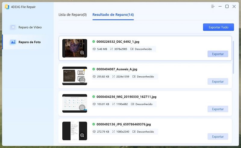 select location to store the repaired photos