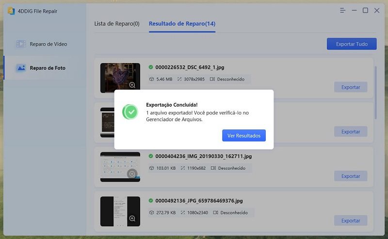select location to store the repaired photos
