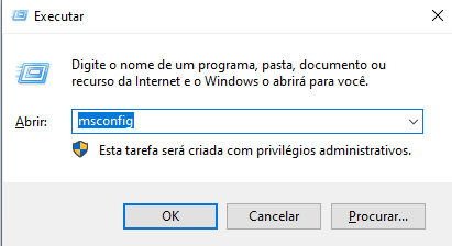 realize uma inicialização limpa no windows-1