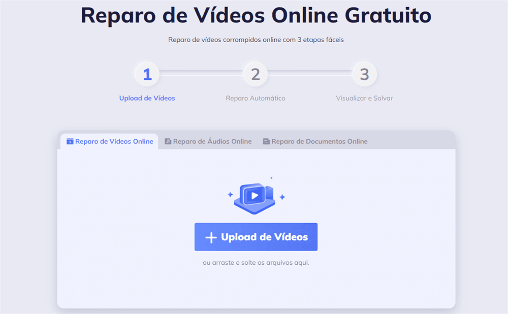reparar arquivos avi corrompidos online gratuitamente