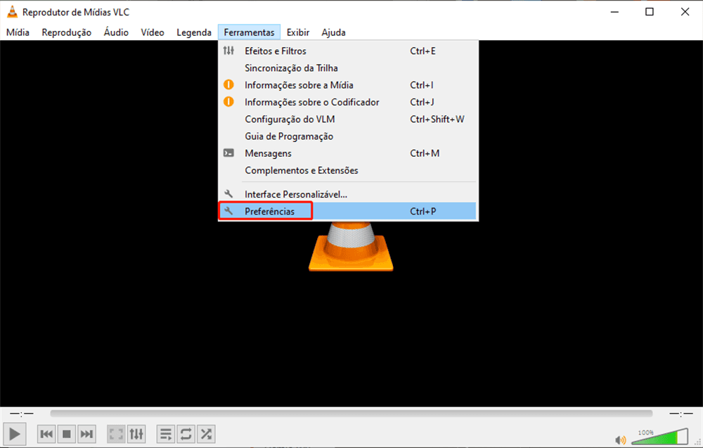 use vlc para reparar arquivos avi
