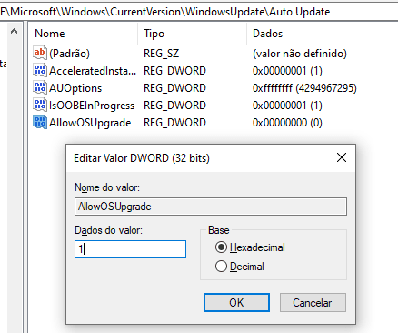 corrigir código de erro do Windows 10 0x80072f8f - 0x20000