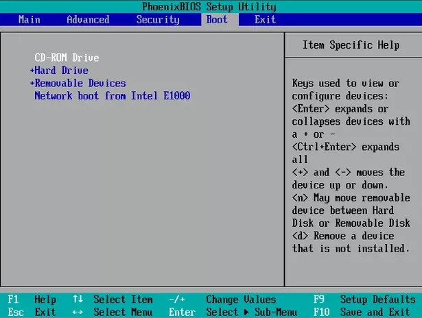 acer boot menu
