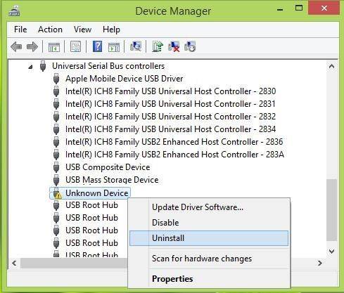 como corrigir o erro 43 desinstalar o driver do dispositivo