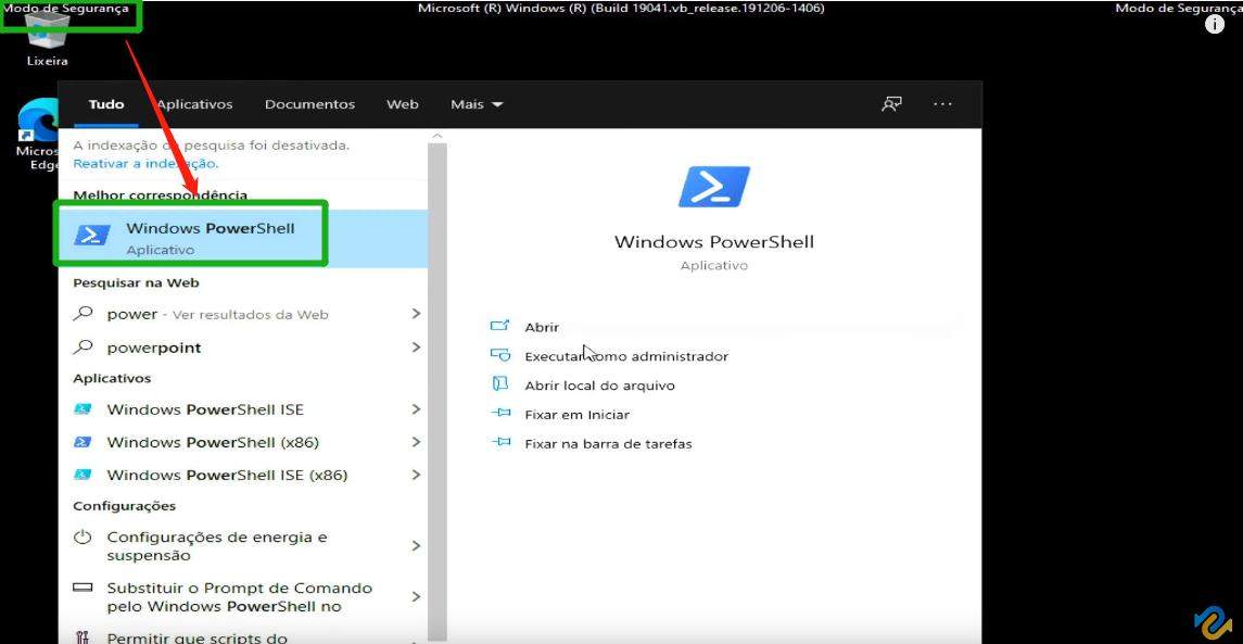 Fazer uma verificação do sistema no modo de segurança