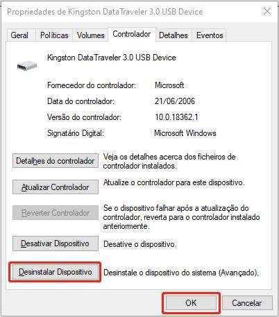 o windows parou este dispositivo porque encontrou problemas