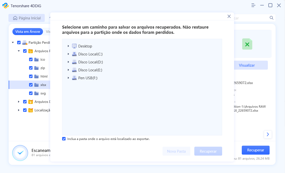 visualizar e salvar