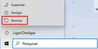 Restart your computer to get recovery mood
