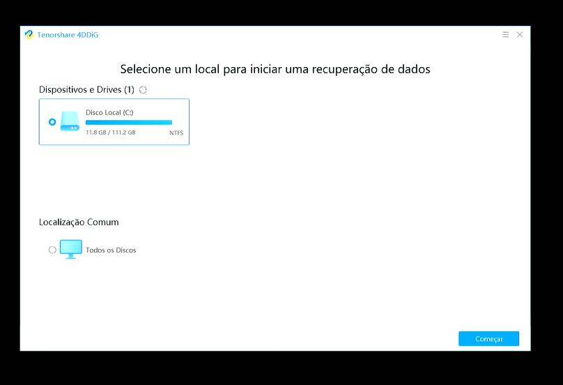 recuperar arquivos de computador travado