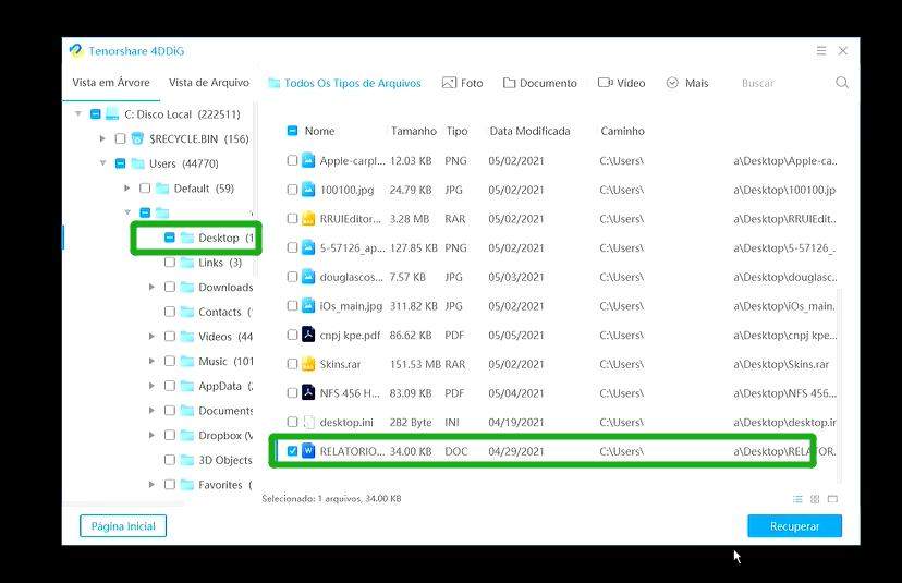 recuperar arquivos de computador travado