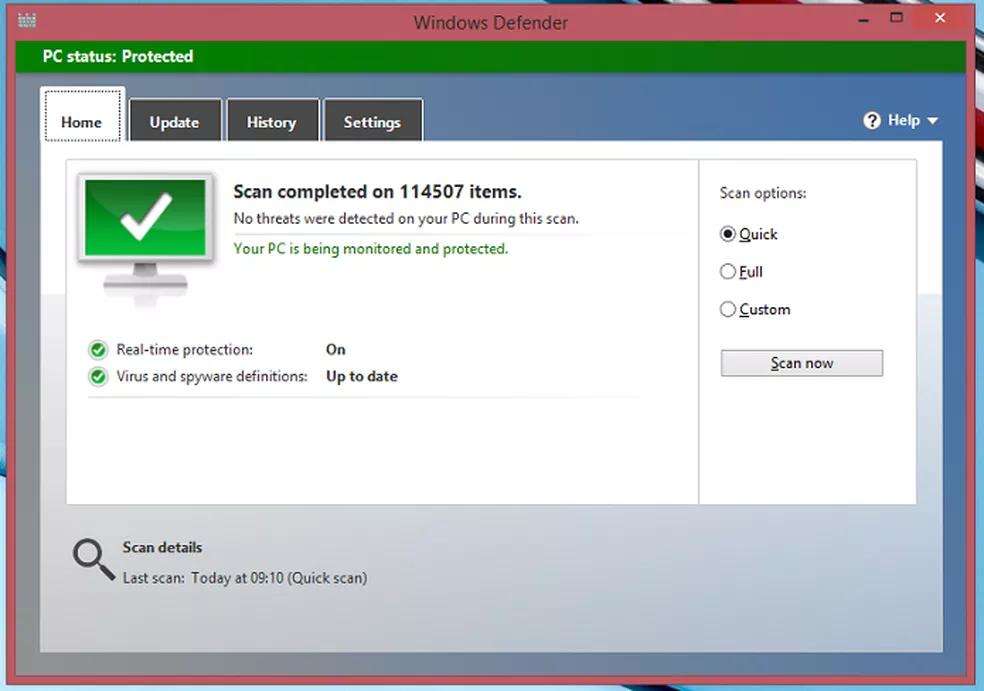 verificar virus e malware