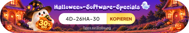 4DDiG Halloween-Aktion 2026: 30 % Rabatt mit dem Gutscheincode 4D-26HA-30