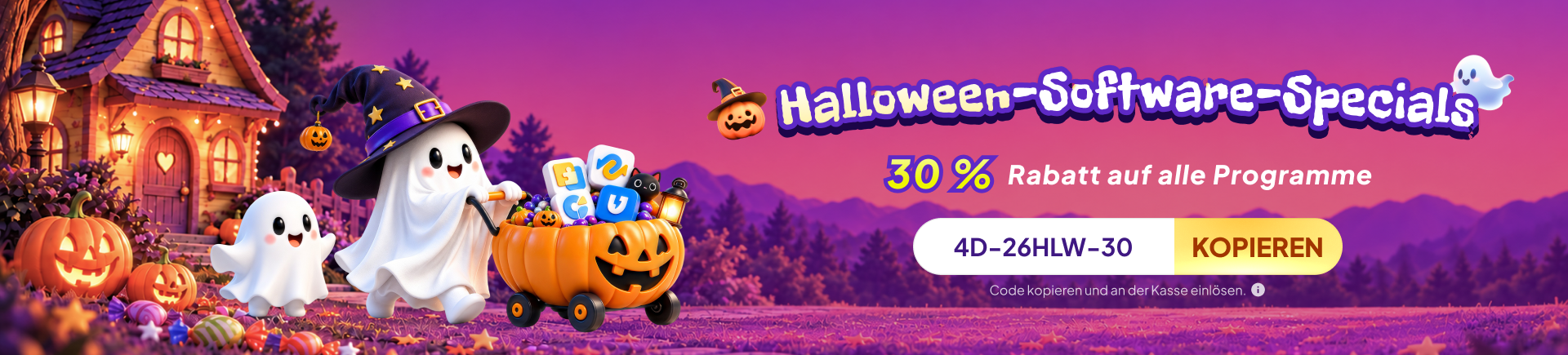 4DDiG Halloween-Angebote 2026: 30 % Software-Rabatt mit Gutscheincode 4D-26HLW-30