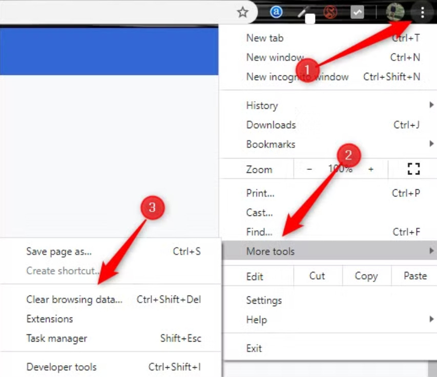 Browser-Cache und Cookies leeren