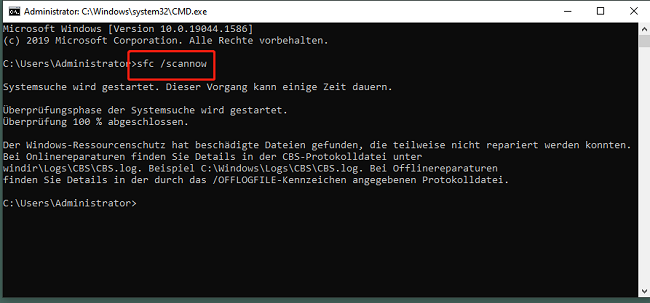 cmd scannen