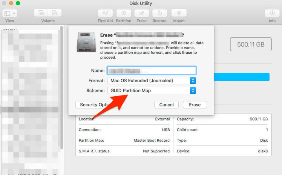 USB-Stick formatieren: Mac OS Extended Journaled
