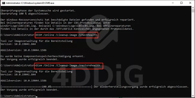 Öffnen Sie die Eingabeaufforderung als Administrator