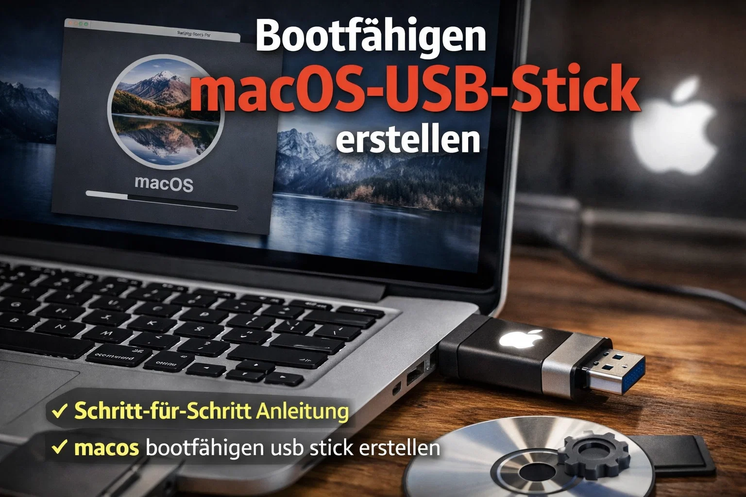 Anleitung: macOS bootfähigen USB-Stick erstellen am MacBook