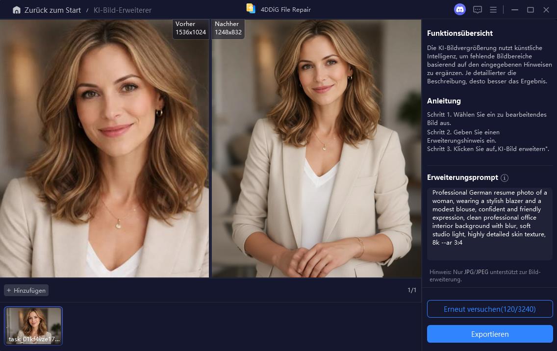 KI Prompts Ergebnisse für Business Kleidung