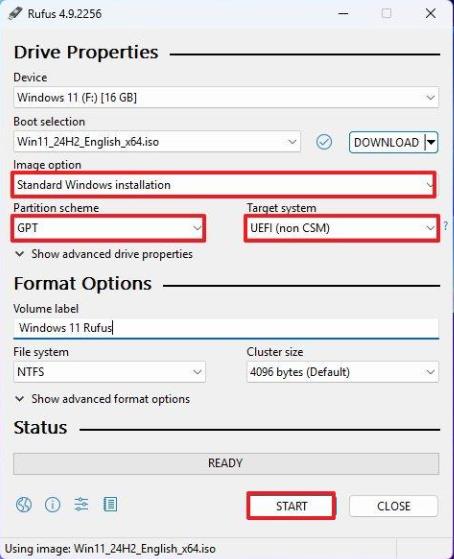 Windows 11-Anforderungen mit Rufus umgehen