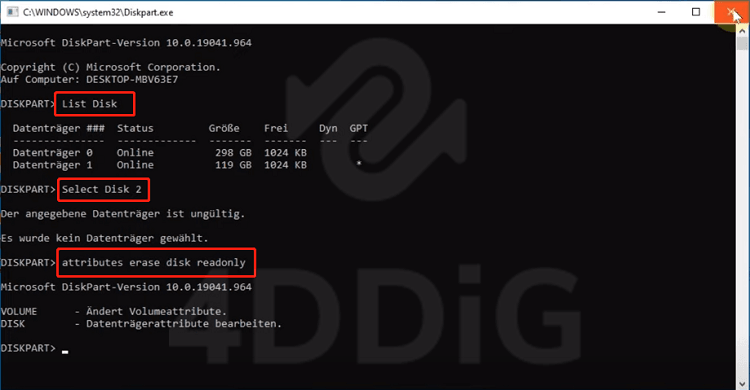 how to remove write protection on usb drive