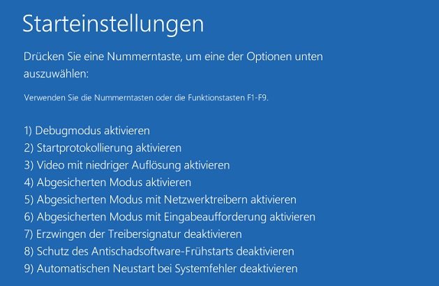 Windows 10 sieht aus, als ob Windows nicht richtig geladen wurde