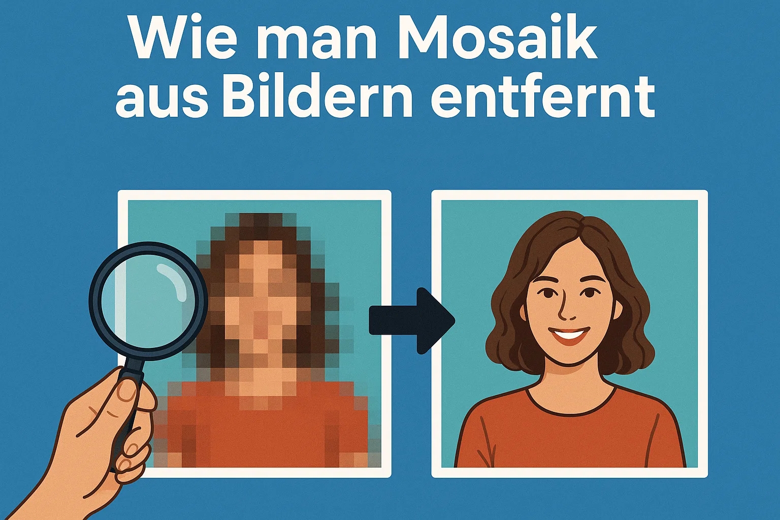 Mosaik aus Bildern entfernt
