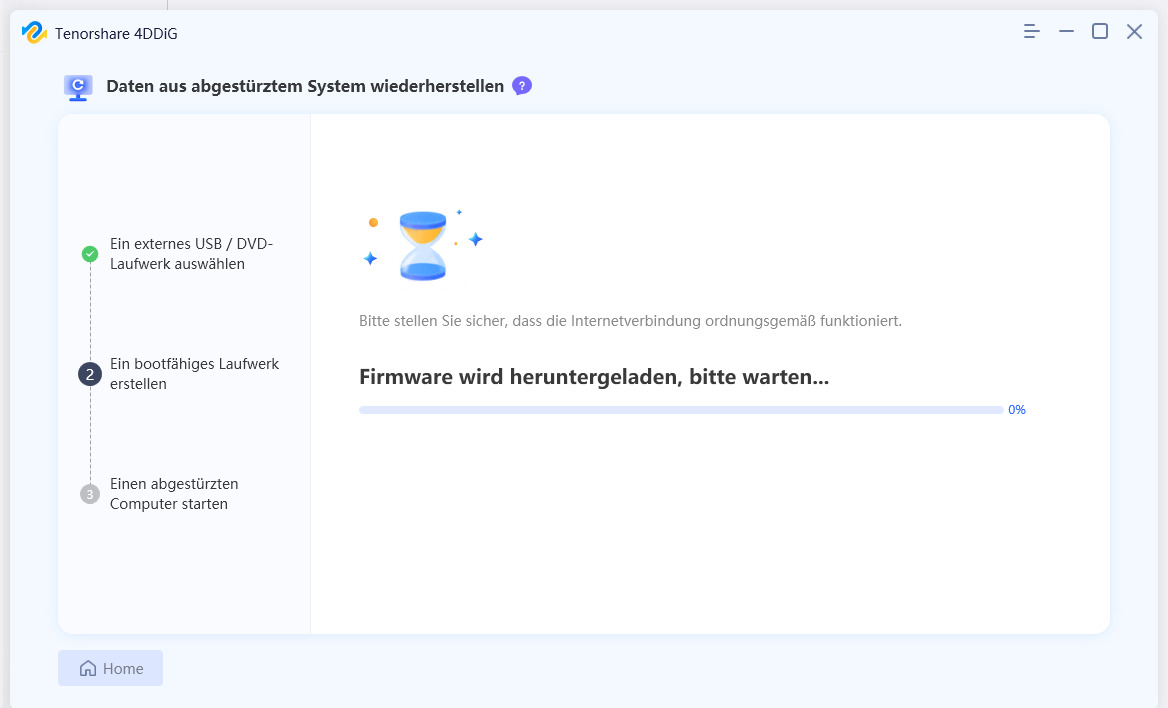 Erstellen eines bootfähigen Laufwerks
