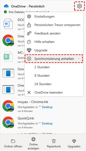 Verknüpfung dieses PCs aufheben klicken
