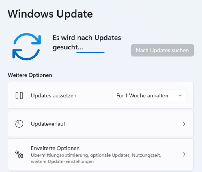 windows 11 hängt sich auf