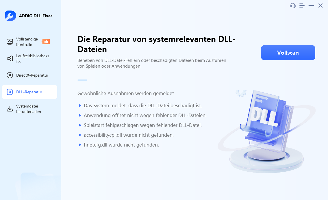 system related dll file repair