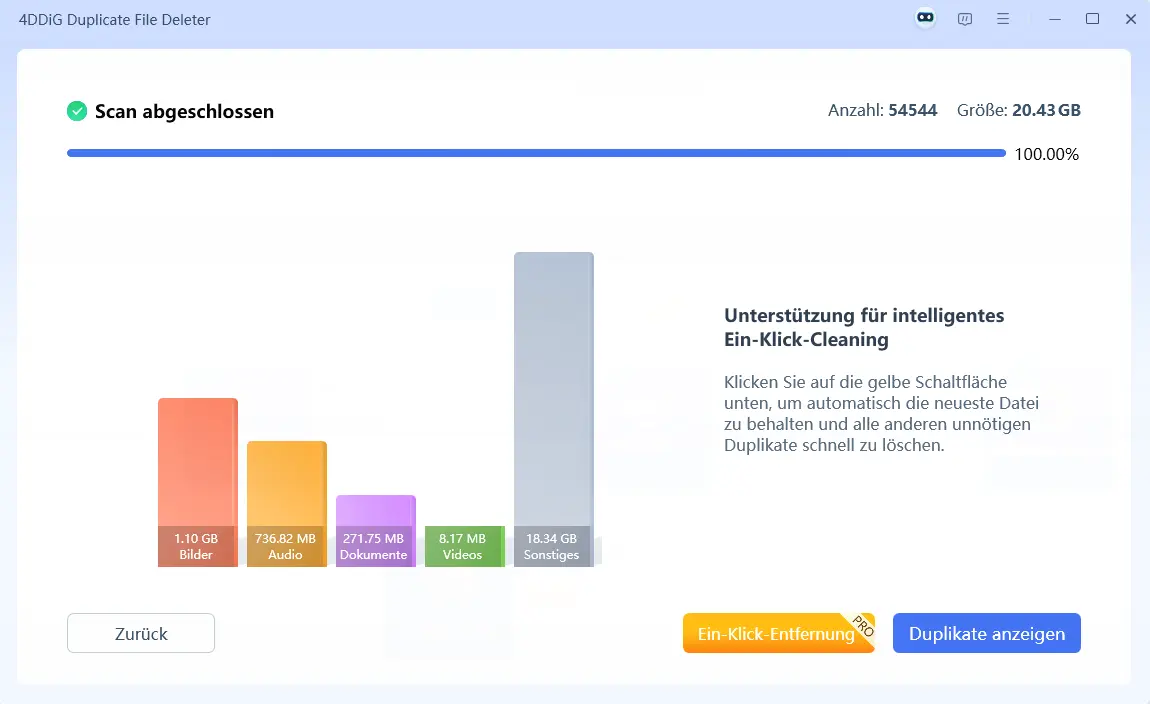 Mac-Duplikate erfolgreich gelöscht