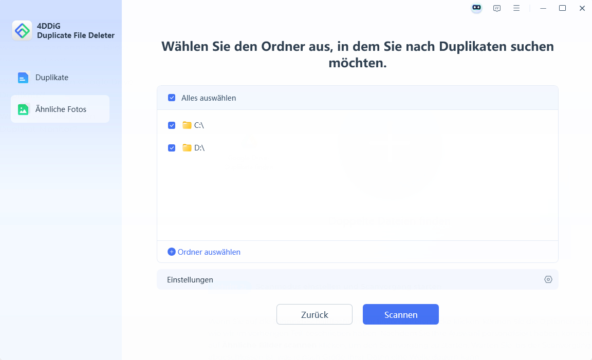 allgemeine Einstellungen