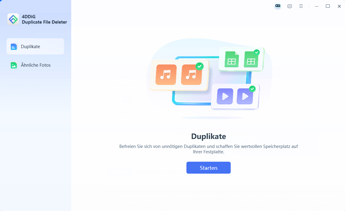 Lokales Laufwerk im 4DDiG Duplicate File Deleter auswählen