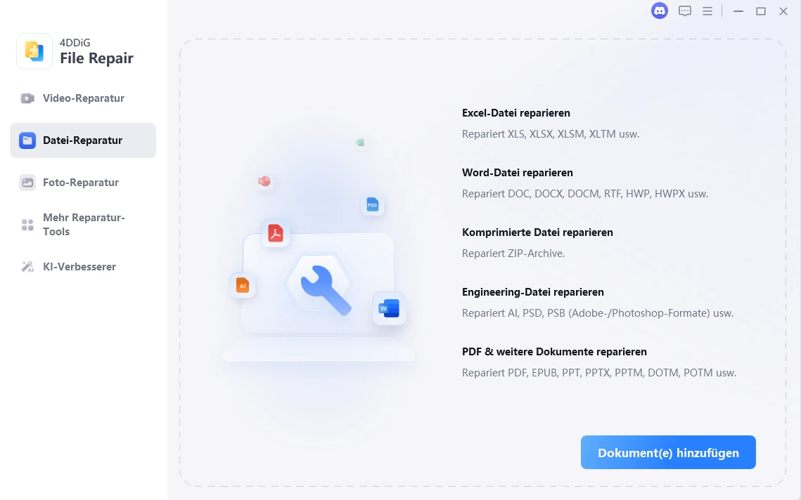 4ddig file repair anleitung schritt 1