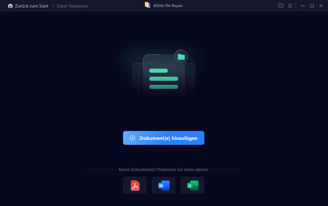 4ddig file repair interface