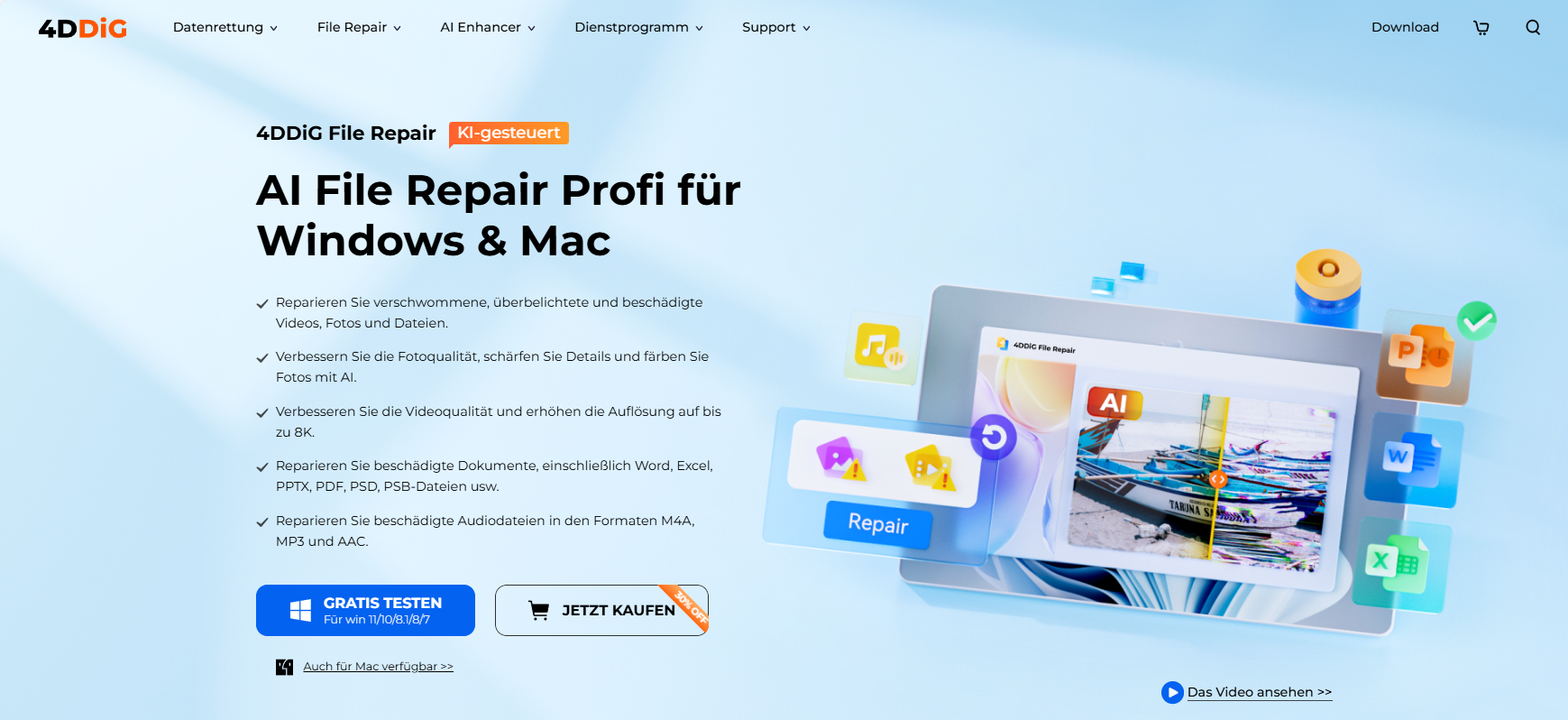 4ddig video repair introduction