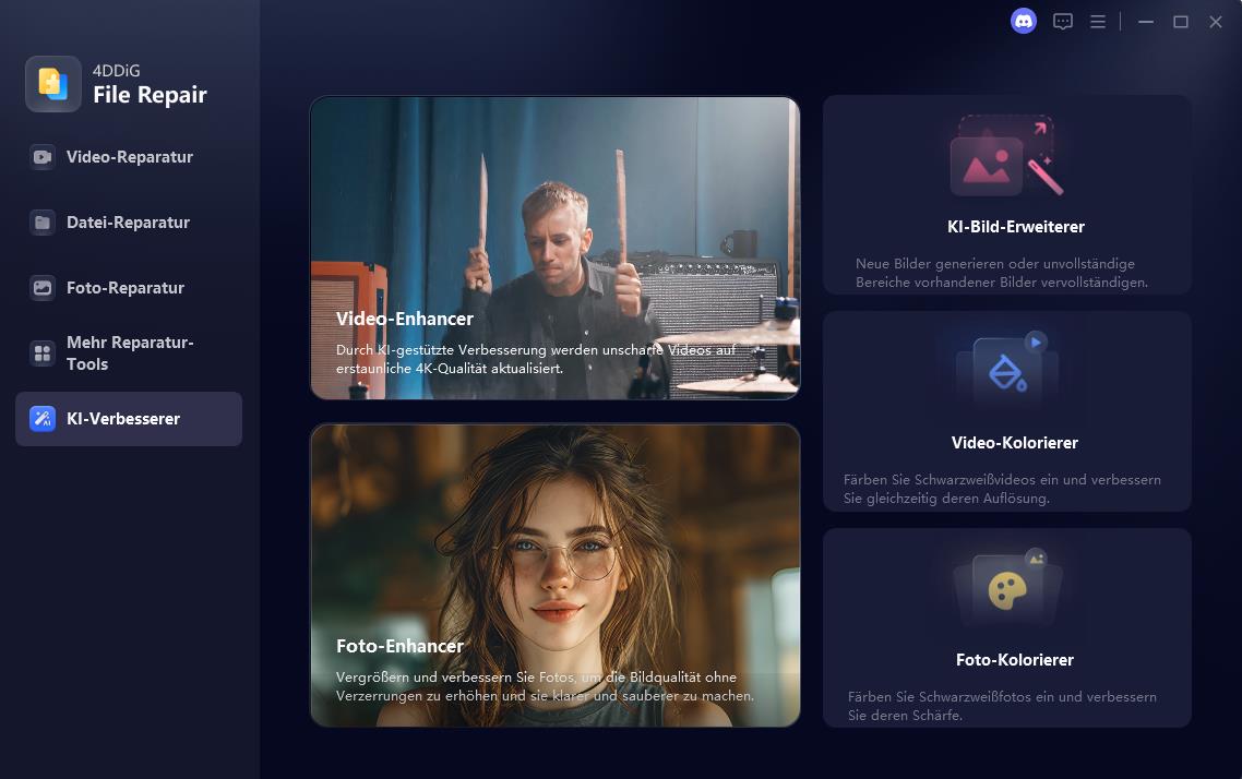 Wählen Sie AI Expand Image in 4DDiG aus