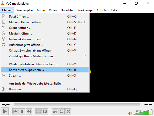vlc media player konvertieren