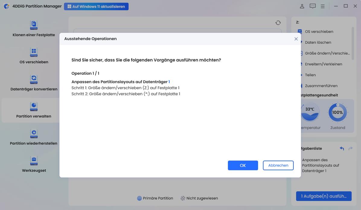 Erweiterung bestätigen