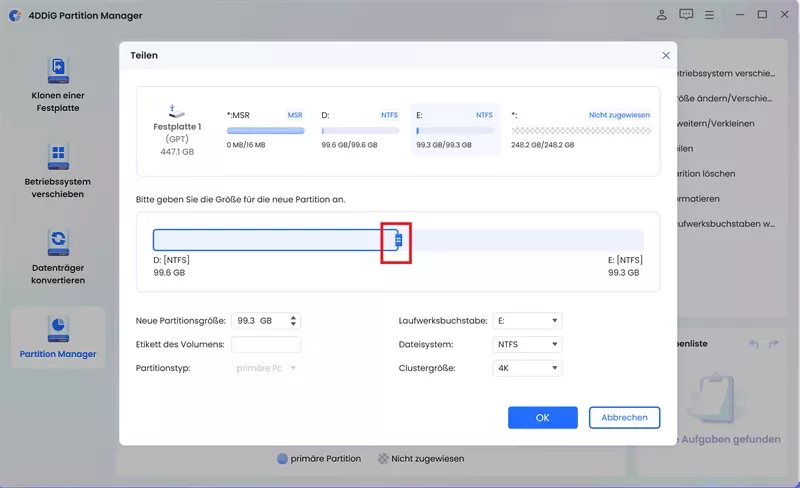 ext: Size selection and customization process