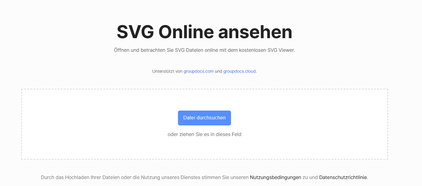 SVG-Dateien öffnen onine