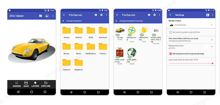 SVG-Dateien öffnen app