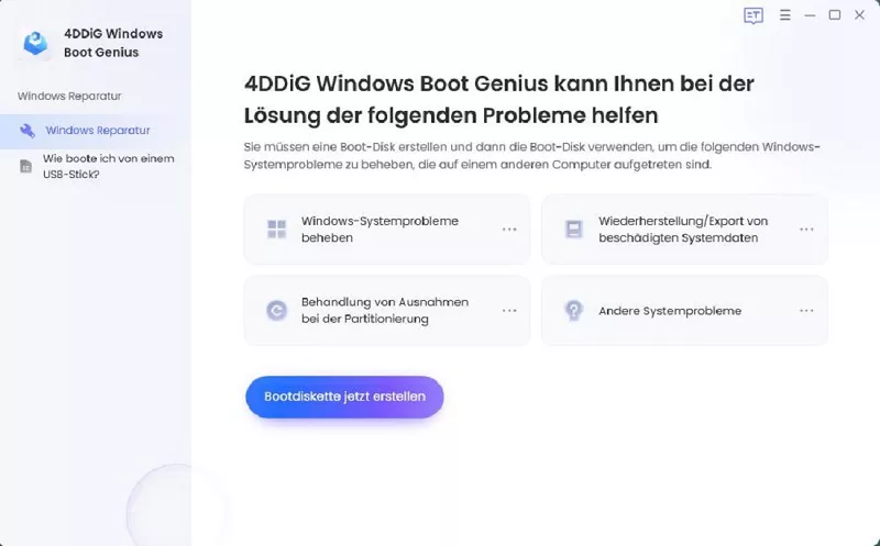 Starten Sie die Anwendung