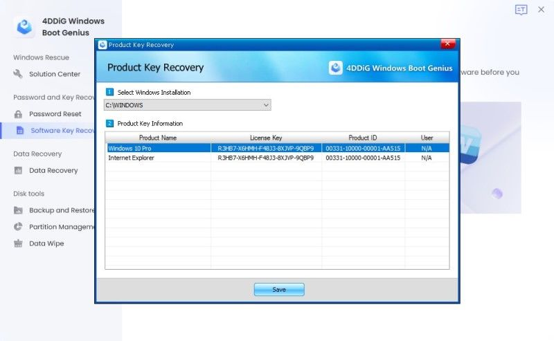 product key recovery 2