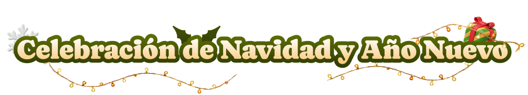 Celebración de Navidad y Año Nuevo