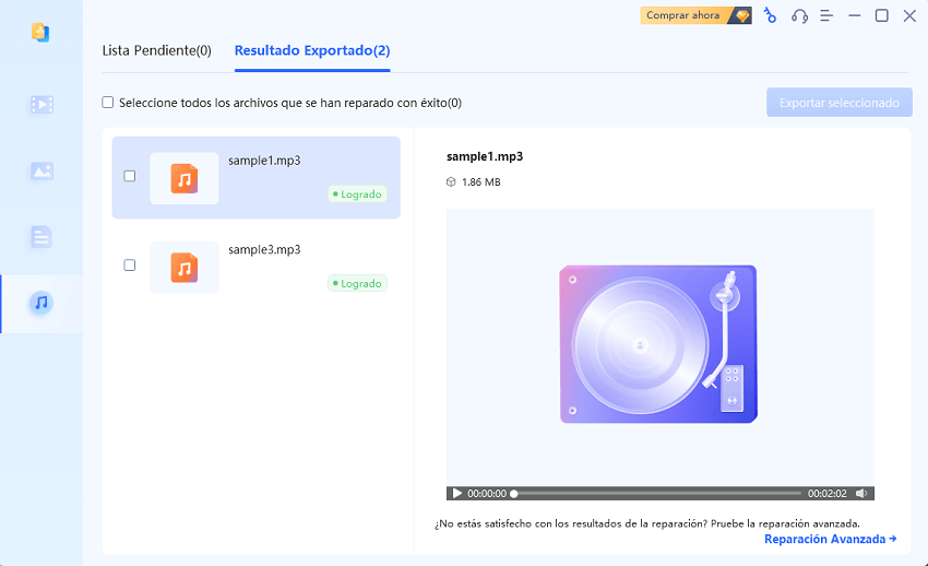 reparar audio 3