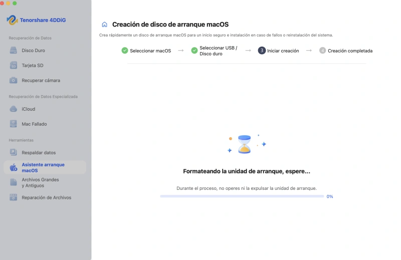 creatig the macos bot disk